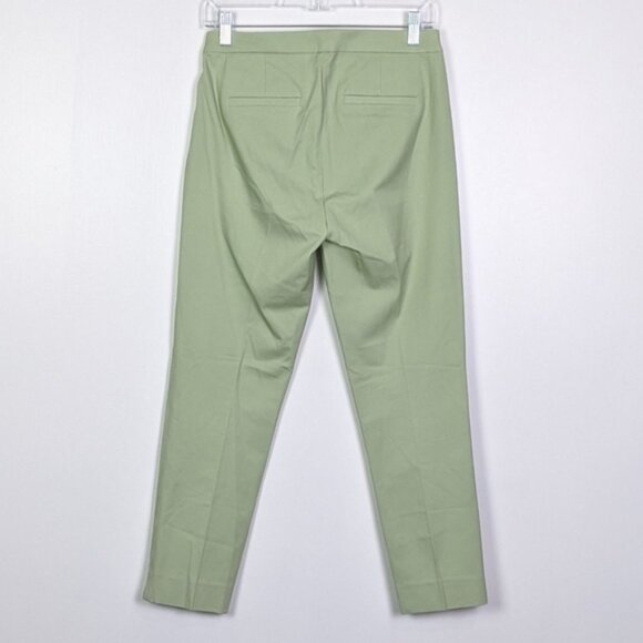 Mint Green J. Crew Slim Cropped Ankle Pants (NWT) - Picture 3 of 4